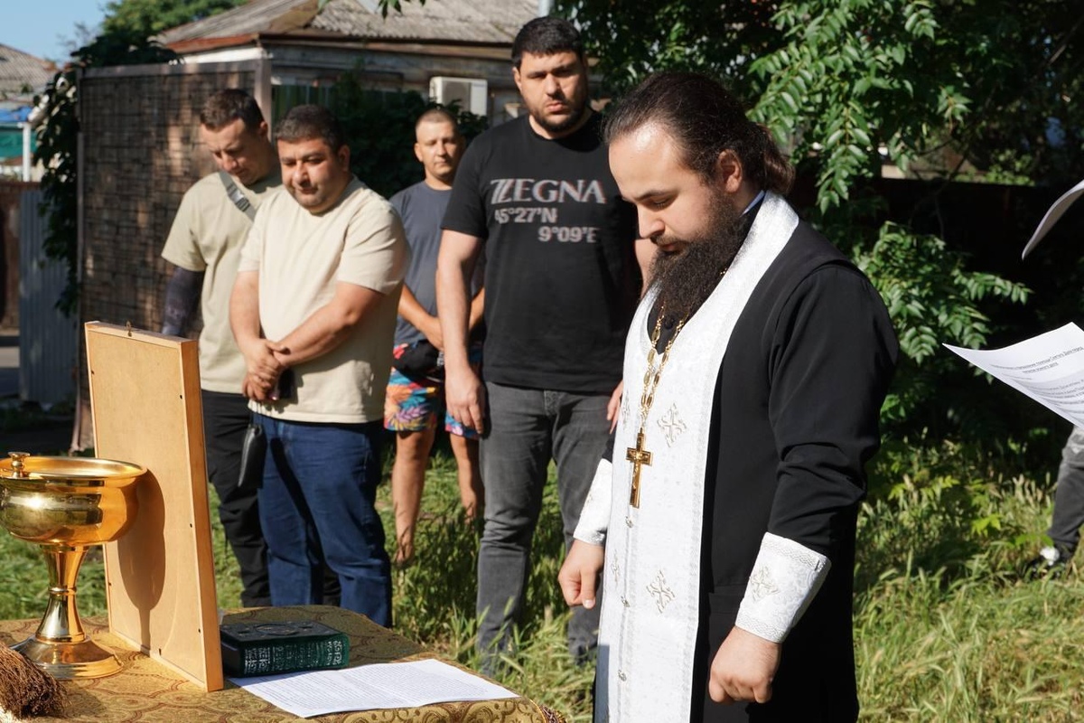 Молебен перед началом доброго дела